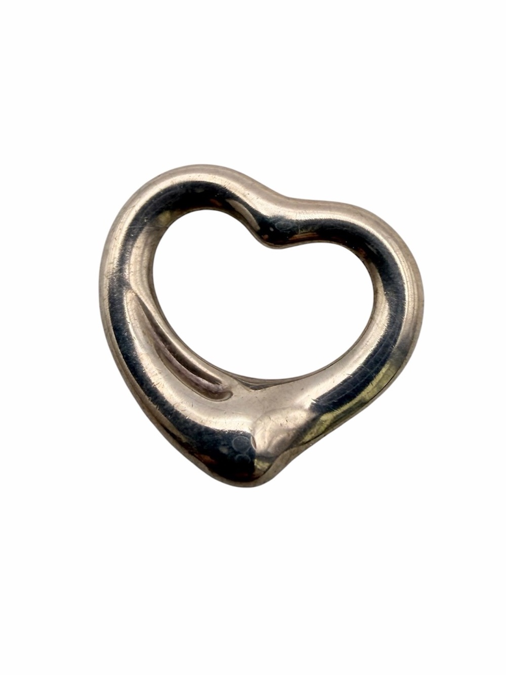 Tiffany & Co. Elsa Peretti Open Heart Pendant Sterling Silver